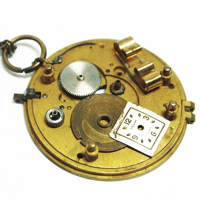 Steampunk蒸汽龐克風格 懷錶 Helva - 項鍊 - 其他金屬 金色