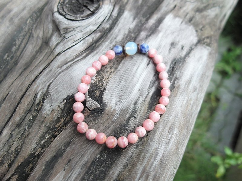 Suddenly "bracelet series" Rhodochrosite - Love - Bracelets - Gemstone Pink