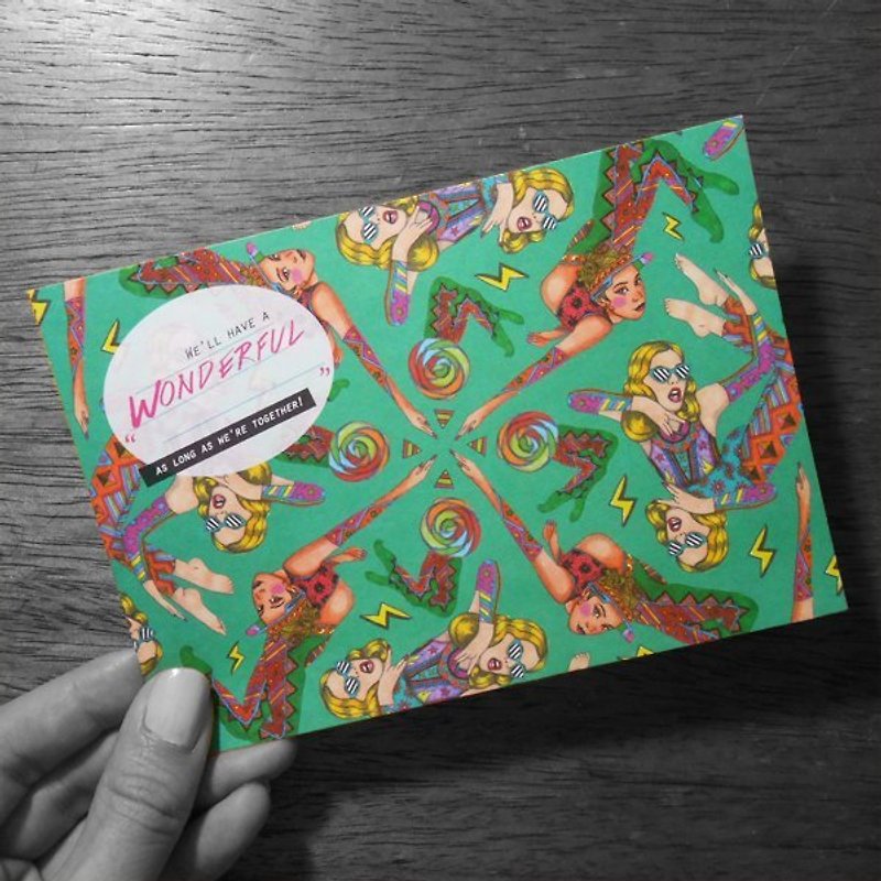 ▌軟骨功填充題聖誕卡片 - Cards & Postcards - Paper Green