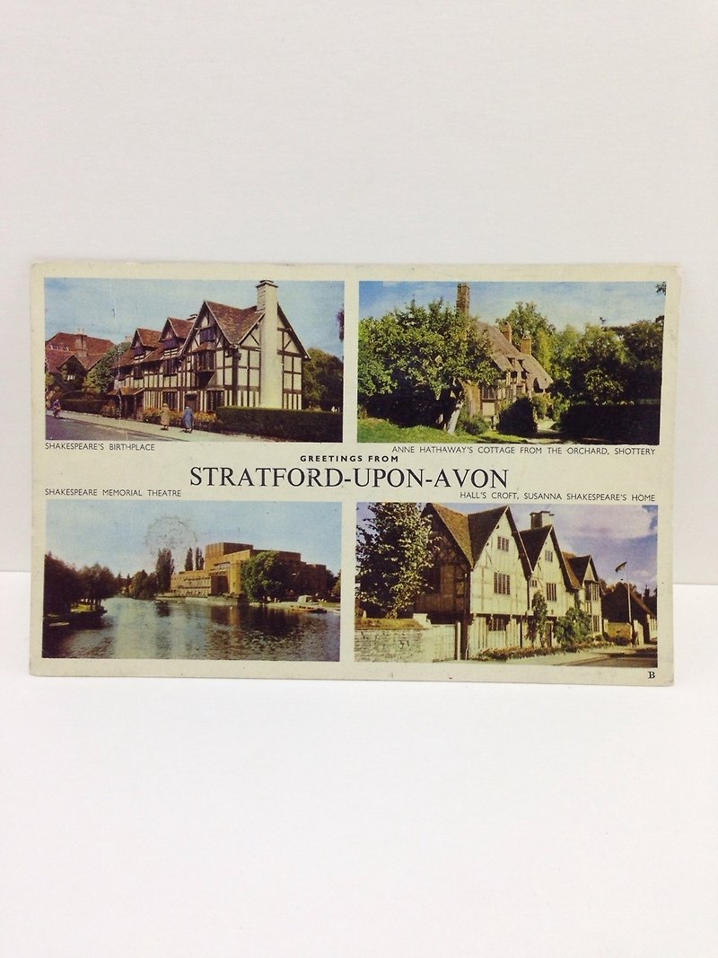 British Printing old postcard (unused) - Cards & Postcards - Paper Purple