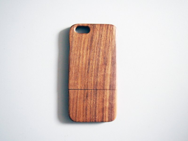 Walnut mobile phone case protective mobile phone case for iPhone 11 Pro Max X XR XS 6 7 8 plus - Phone Cases - Wood Brown