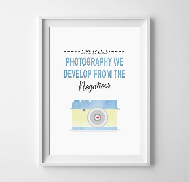 camera customizable posters - Wall Décor - Paper 