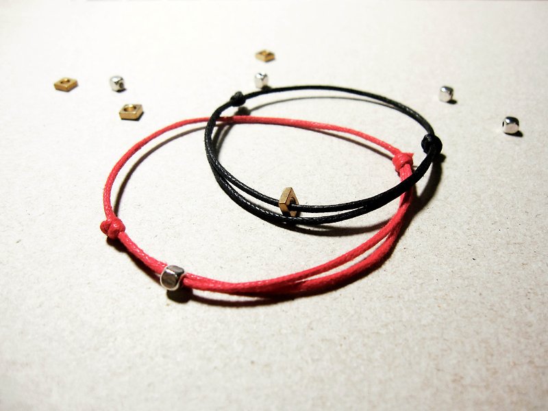 [Nappe] / small indeed fortunate / hand practice - Bracelets - Wax Multicolor