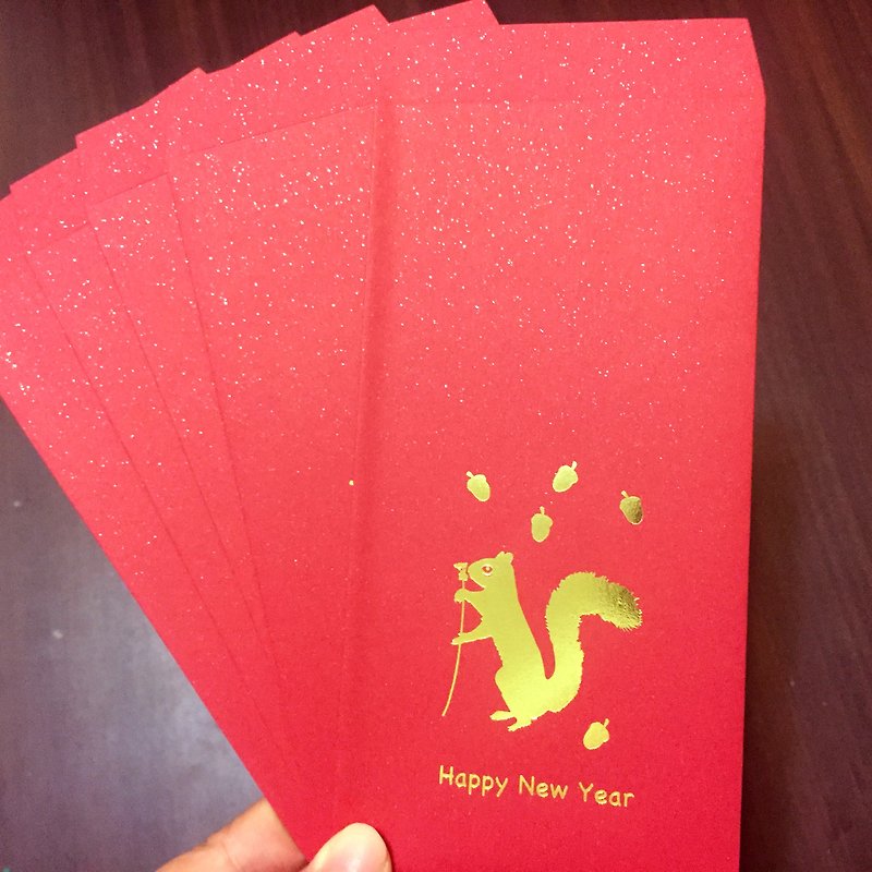 Zoe's forest squirrel European style red envelopes - Chinese New Year - Paper 
