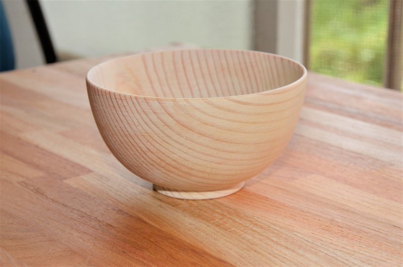 Pure Hinoki bowl - ถ้วยชาม - ไม้ สีทอง