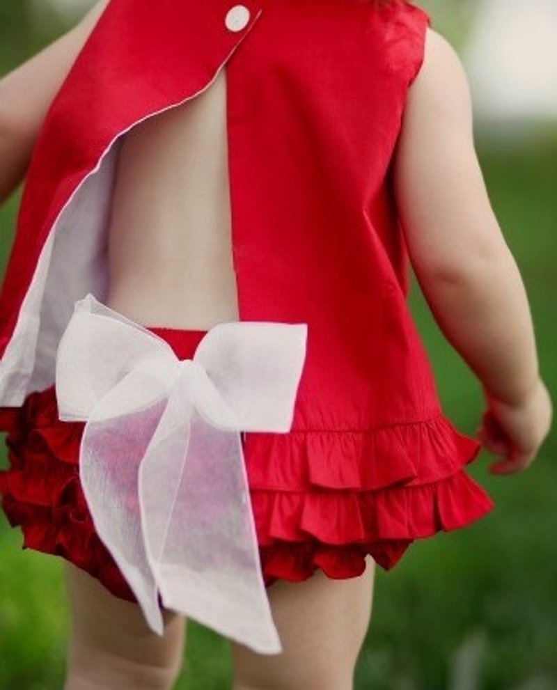 American Rufflebutts red bow ruffled fart pants - Other - Other Materials Red