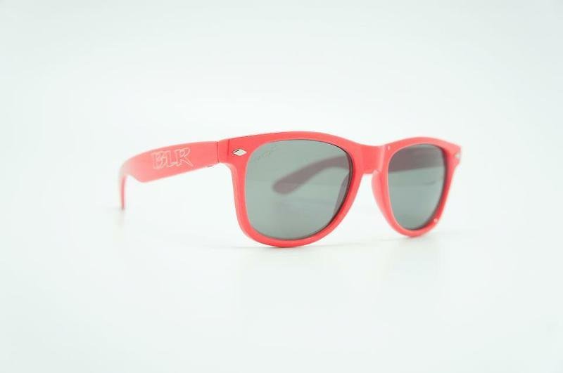 BLR sunglasses Rouge Red - แว่นกันแดด - พลาสติก สีแดง