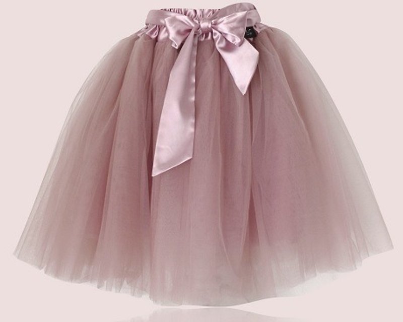 2015 new pink lotus color long pleated skirt/dusty pink TUTU - Other - Other Materials Pink