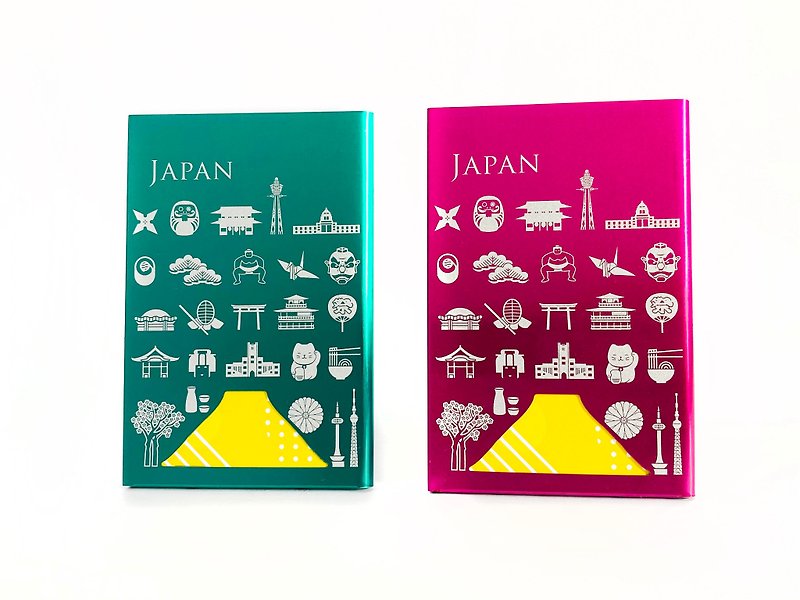 World Business Card Holder_ Japan Icon 2 colors - Card Holders & Cases - Stainless Steel Multicolor