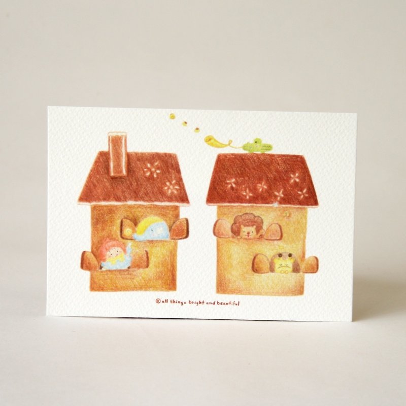 Cabin Postcard - Cards & Postcards - Paper Brown