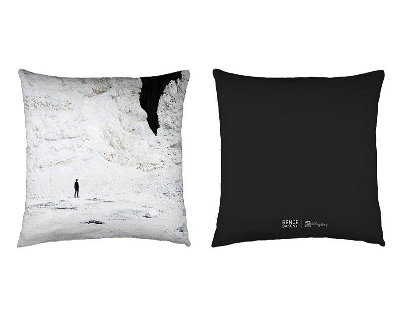Dignity by Bence Bakonyi Cushion - Pillows & Cushions - Cotton & Hemp White