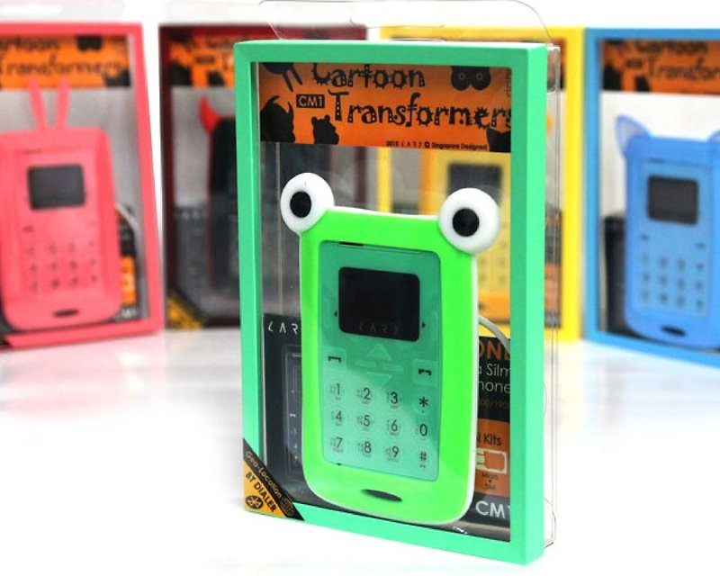 【CARD】 New CM1 Bluetooth Dialer (Big Eye Frog) (This product is only available for paired smartphone Bluetooth dial-up use) - Other - Plastic Green