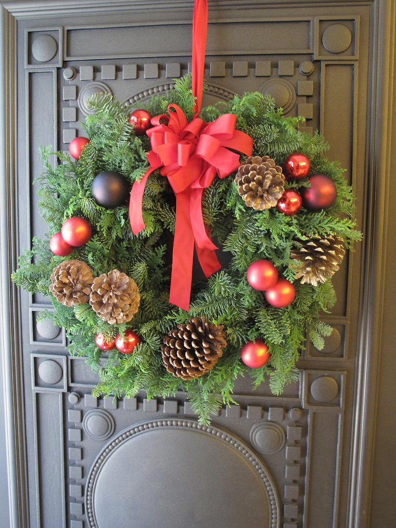 A01503800 Hand-made Nobesson Christmas Wreath - Plants - Plants & Flowers Green
