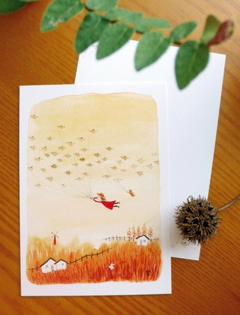 Autumn Sky / Take me to the South - Cards & Postcards - Paper Orange