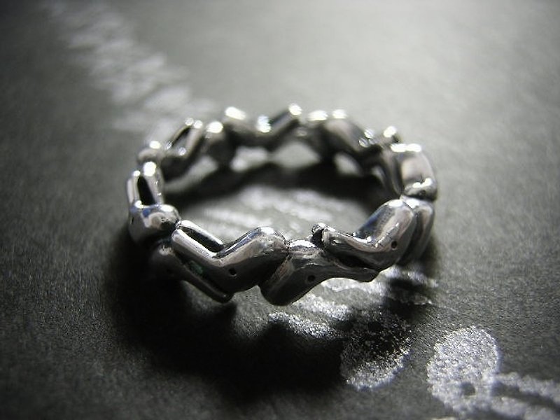 towa ( eternal rabbit sterling silver ring 兔 兎 永久 指环 指環 銀 ) - General Rings - Sterling Silver Silver