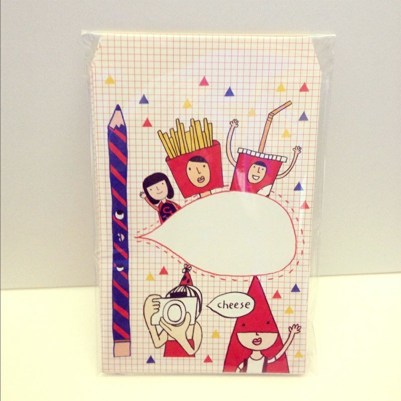 Packaging paper bag-Small - ซองจดหมาย - กระดาษ สีแดง