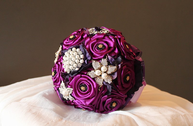 Jewelry Bouquet [Rose Jewelry Series] Big Rose / Purple - Other - Other Materials Purple