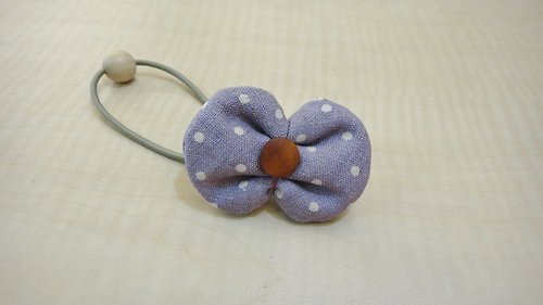 alma-handmade 蝴蝶髮束 - 紫水玉