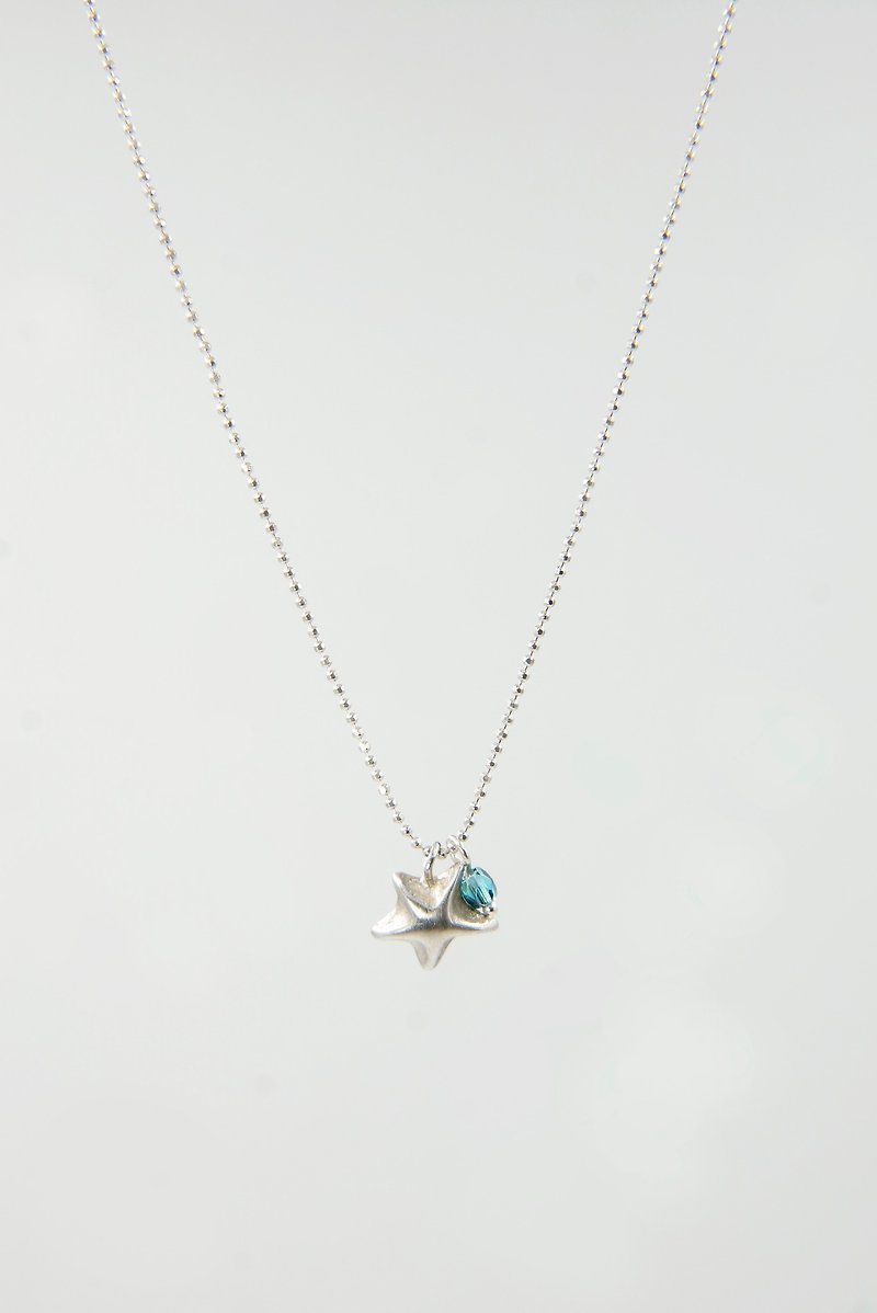 I-Shan13 Mini Star Necklace - สร้อยคอ - โลหะ สีเงิน