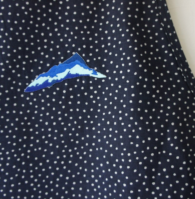 ﹆ vest full of stars Blue Mountains - เสื้อกั๊กผู้หญิง - งานปัก สีน้ำเงิน
