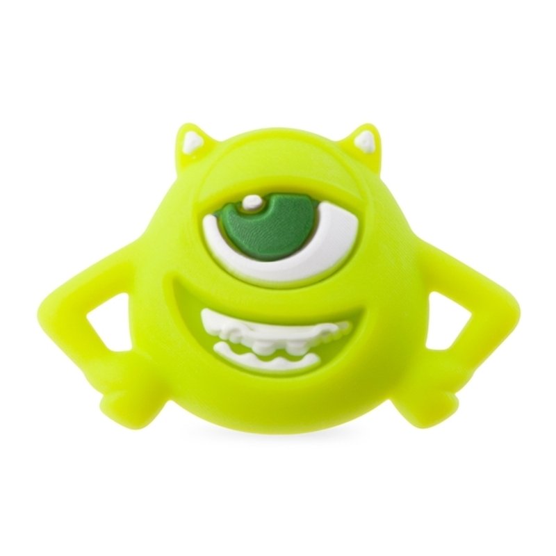 Bone Button interchangeable buckle colorful funny - Beholder [Monsters University] - Other - Silicone Green