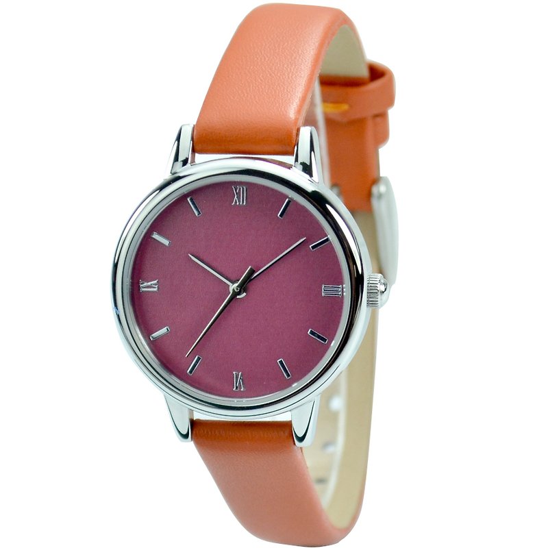 聖誕禮物 - 女裝優雅氣質手錶 免運費 - 女裝錶 - 其他金屬 橘色