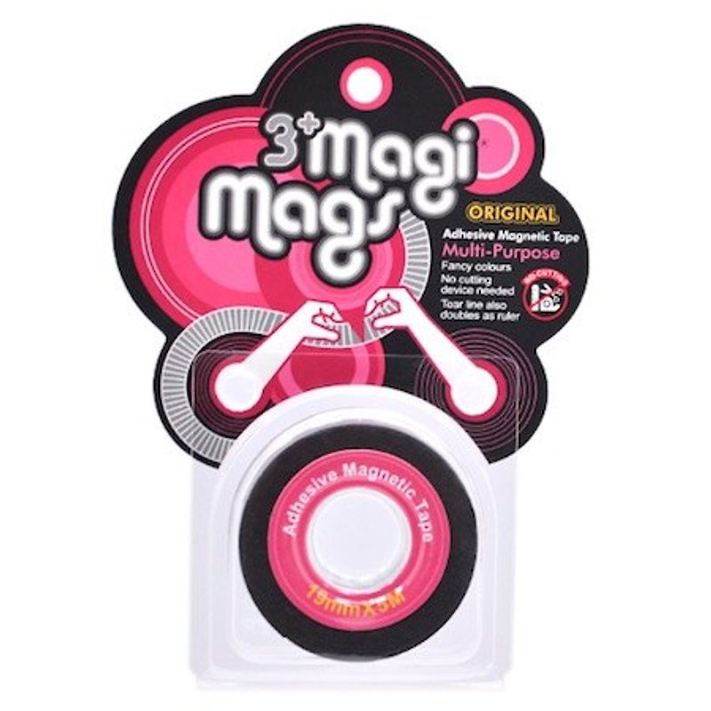 3+ MagiMags Magnetic Tape 　　　19mm x 5M Classic.Red - Other - Other Materials Red