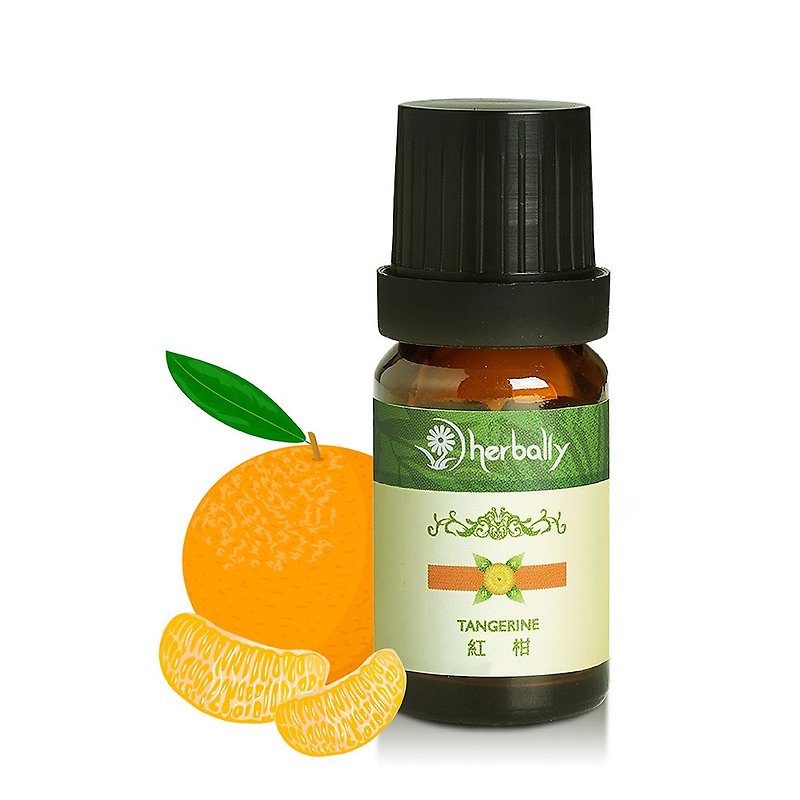 Pure natural single essential oil-Red Mandarin [Non-toxic fragrance first choice] - น้ำหอม - พืช/ดอกไม้ สีเขียว