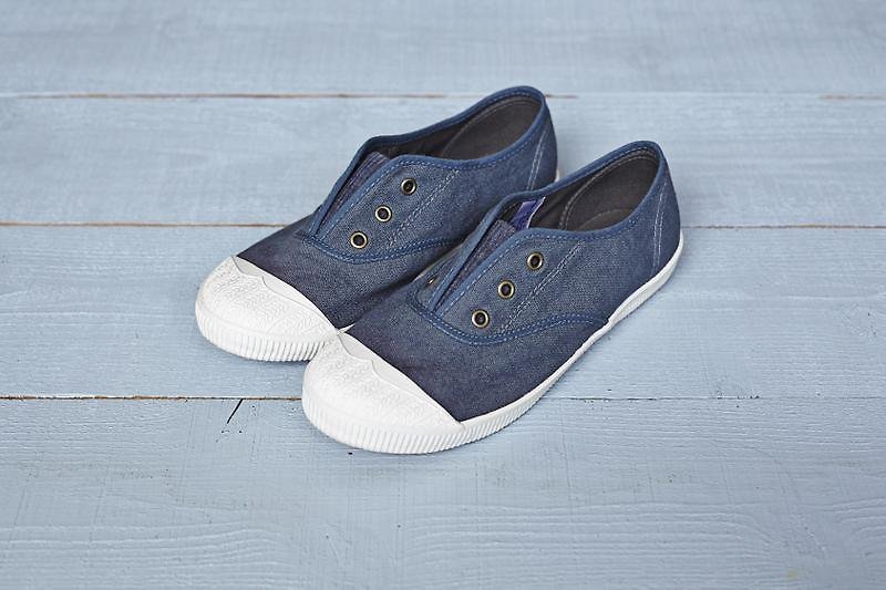 FREE Ocean Blue (color Distressed effect remaining JAP23.0 = EUR36) simple comfort / canvas shoes / lazy / casual shoes casual shoes National Taiwan Ichiban Southgate Nam Theun machine port - Women's Casual Shoes - Other Materials Blue