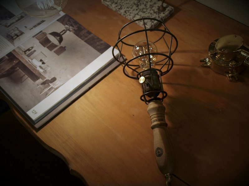 手作復古車庫檢修燈 - 燈具/燈飾 - 其他材質 咖啡色