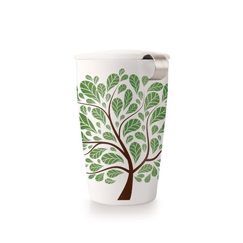Tea Forte Green Leaves - Teapots & Teacups - Porcelain Green