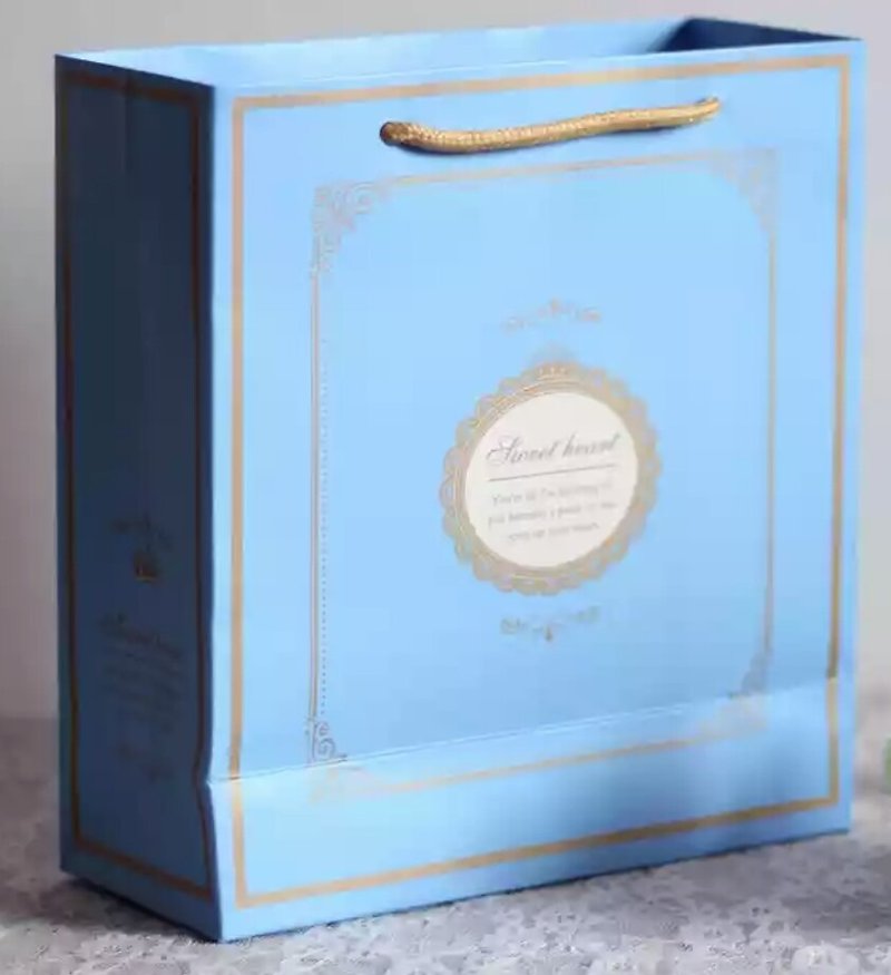 Additional purchase - small gift bag / bag - blue - Other - Paper 