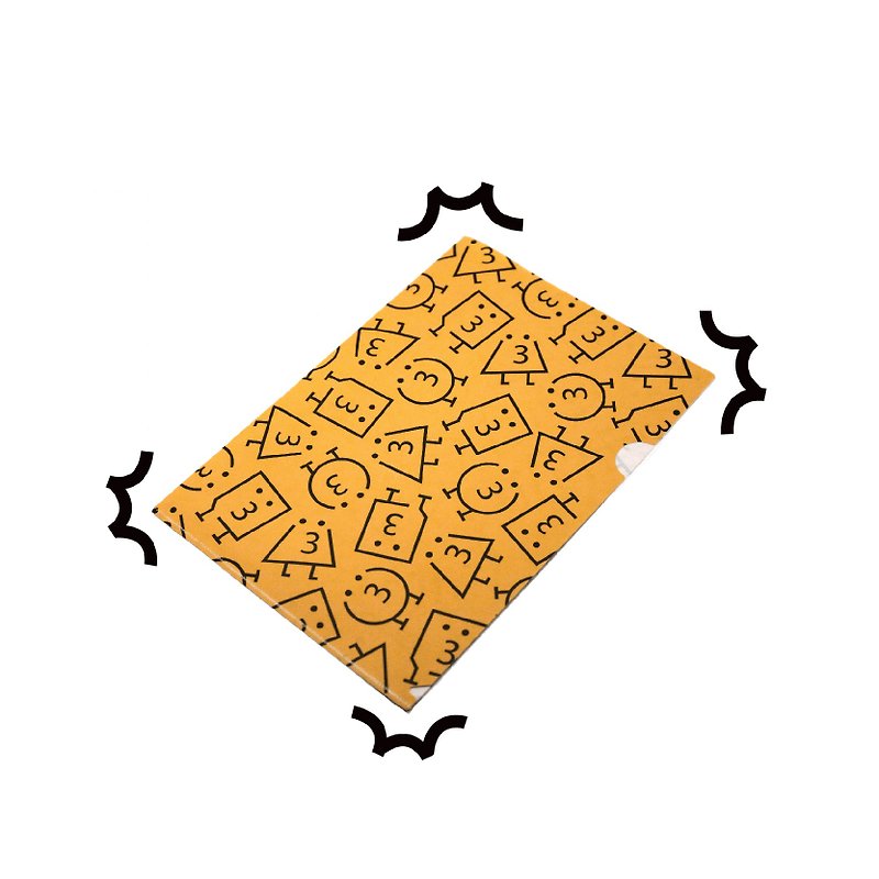 三明治工環保石頭紙L夾文件夾 A4 - 文件夾/資料夾 - 其他材質 黃色