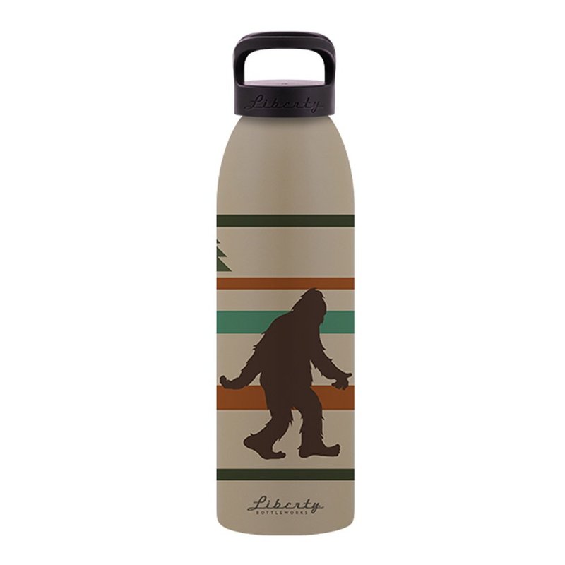 Liberty American-made ultra-lightweight environmentally friendly sports water bottle-700ml-Where is Bigfoot/single size - Pitchers - Other Metals Multicolor