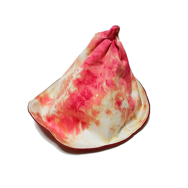 A MERRY HEART ♥ exclusive design hand-dyed sense triangle wizard hat - หมวก - วัสดุอื่นๆ 