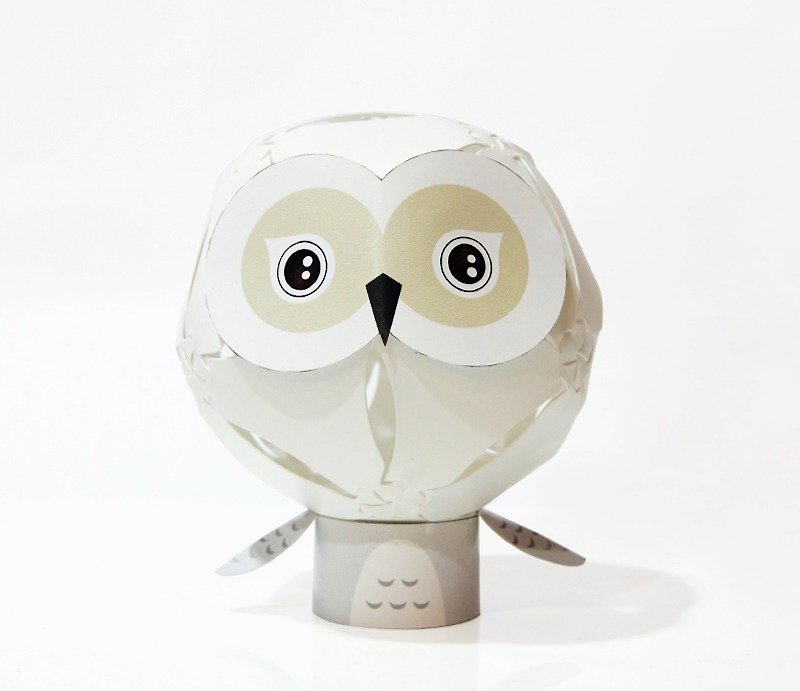 Petal Night light_Snowy Owl - Other - Plastic White
