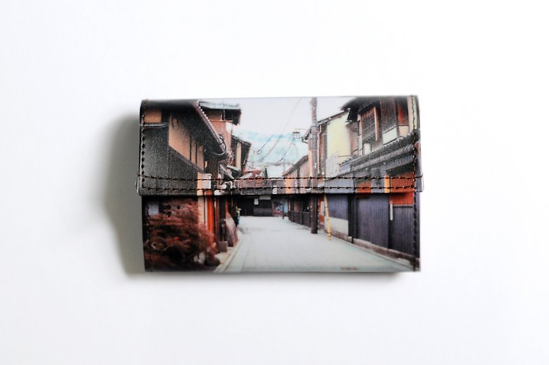 1983ER small parcel - Kyoto travel - Street - กระเป๋าใส่เหรียญ - กระดาษ สีนำ้ตาล