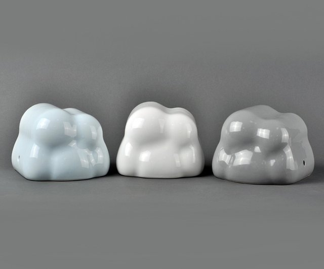 雲のトイレットペーパーホルダー セラミック壁掛け ショップ Glue Associates バス トイレ用品 Pinkoi