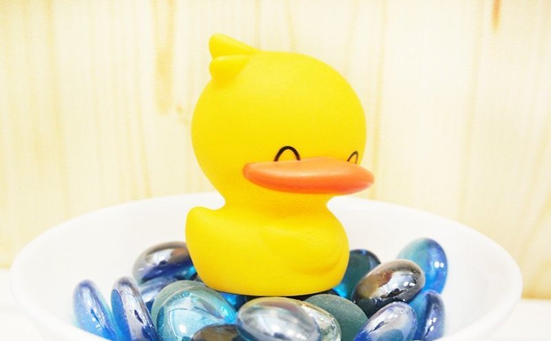 Luck Dommy Duck-Press Toy Collectibles - Kids' Furniture - Plastic Yellow