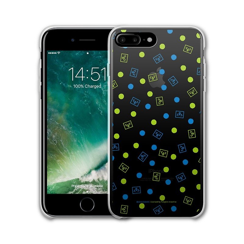 AppleWork iPhone 6/7/8 Plusオリジナル保護ケース - 親子豆腐PSIP-331 - スマホケース - プラスチック グリーン