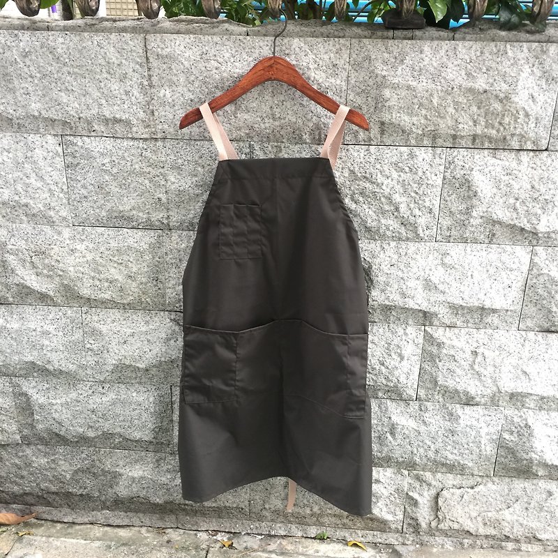 Sienna staff work clothes (waterproof) - Aprons - Waterproof Material Brown