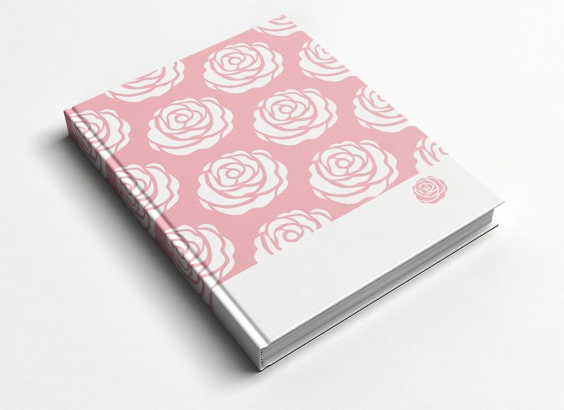 กระดาษ สมุดบันทึก/สมุดปฏิทิน - Rococo Strawberry WELKIN Handmade Handmade Book/Notebook/Handbook/Diary-Pink Rose