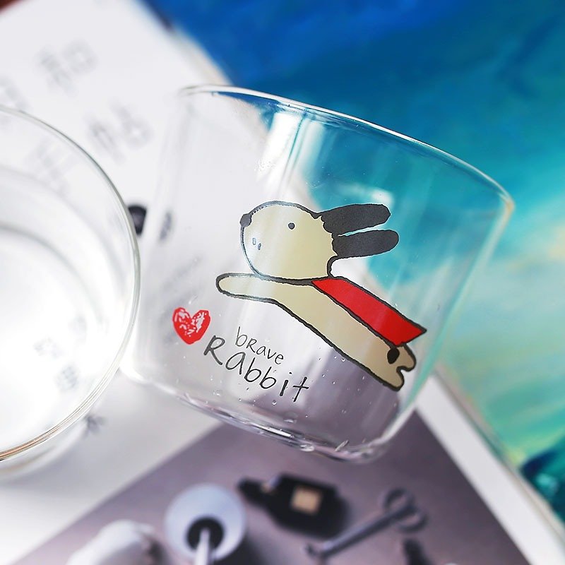 U-PICK original product life borosilicate glass heat-resistant glass rabbit lovers cup yogurt cup series - ถ้วย - แก้ว 