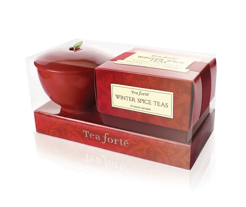 Tea Forte 冬戀香頌經典禮盒 Winter Spice Gift Set - 茶葉/漢方茶/水果茶 - 其他材質 紅色