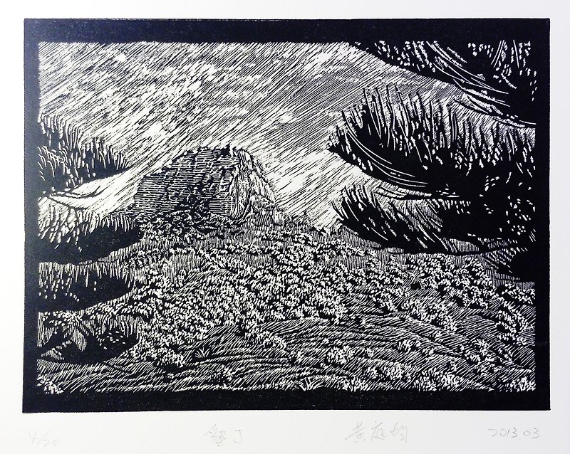Original Mini Prints-Kenting Huang Tingjun - โปสเตอร์ - กระดาษ สีดำ
