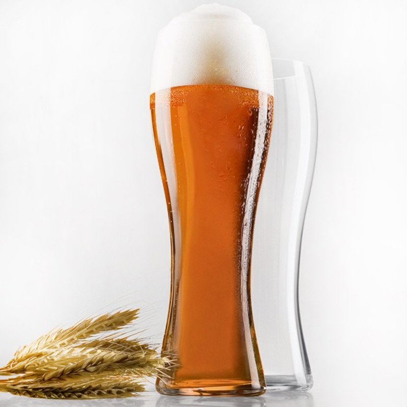 (One pair price) 750cc [MSA Ashkenazi style crystal beer glass] Germany Spiegelau summer. WHEAT BEER wheat beer glass (excluding drinks) - Bar Glasses & Drinkware - Glass Orange