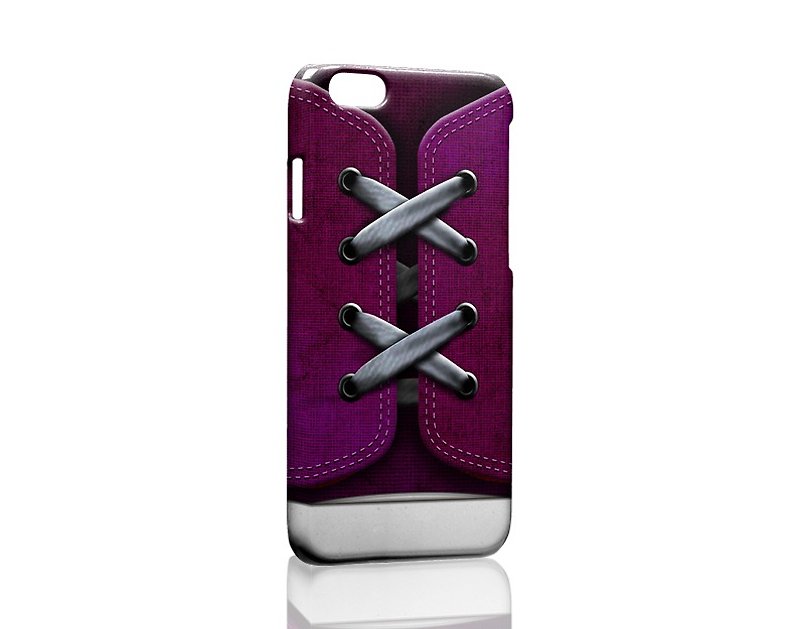 Purple shoes custom iPhone X 8 7 6s Plus 5s Samsung note S9 phone shell - เคส/ซองมือถือ - พลาสติก สีม่วง