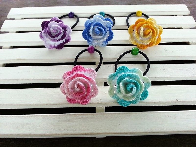 Braided floral hair accessories - Hair Accessories - Other Materials Multicolor