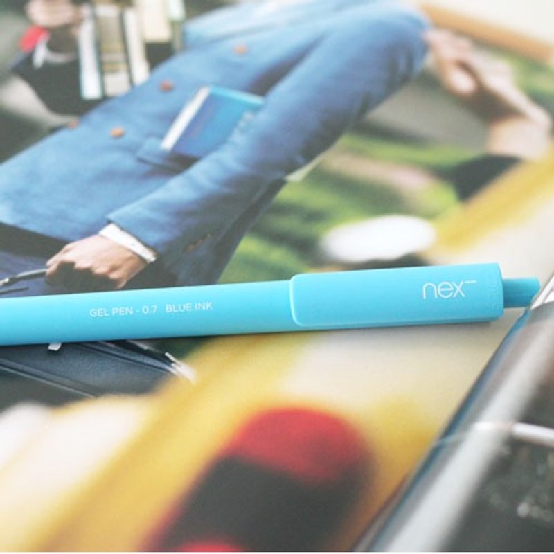 PREMEC NEXスイスゲルインキボールペンリフィル青水青色ペン本体単一ロードさに - その他のペン - プラスチック ブルー
