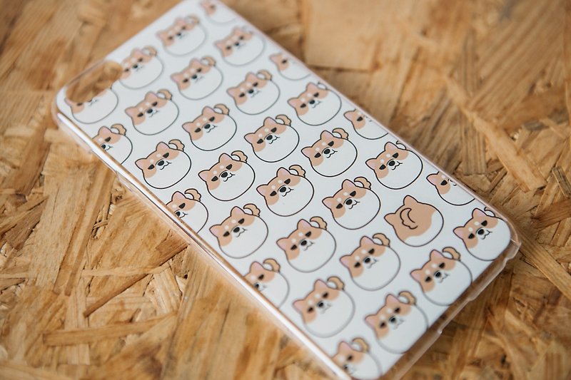 Riceman-Shiba dog Awa pile iphone case for iphone 6 / iphone 6+ - เคส/ซองมือถือ - พลาสติก สีนำ้ตาล